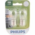 Philips Automotive Lighting LONG LIFE MINIATURE BULB, 2PK 1156LLB2